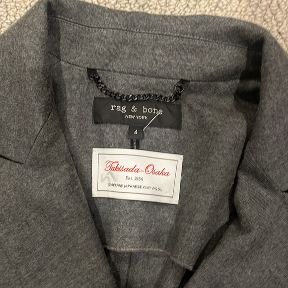 rag & bone jacket sz 4 blazer - Picture 4 of 5